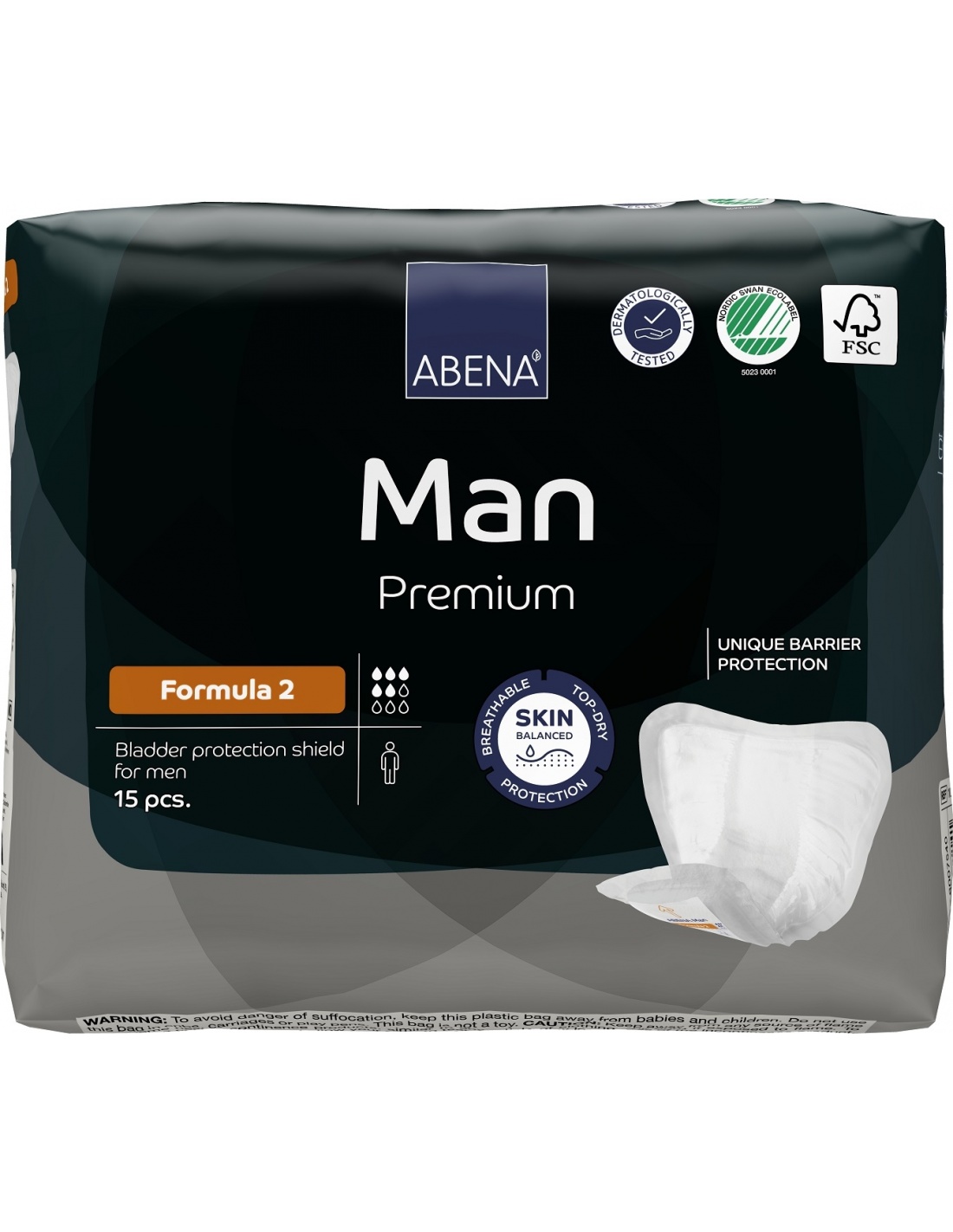 Abena Man F2 - Absorbante incontinenta pentru barbati - 700 ml - 15 buc