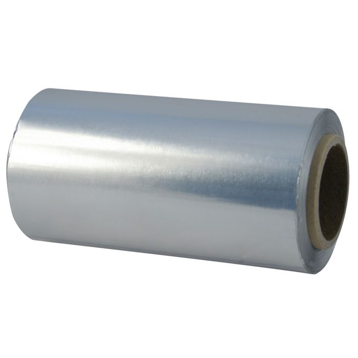 Folie aluminiu profesionala pentru suvite, rola 75m x 12cm, argintie, 15 µm