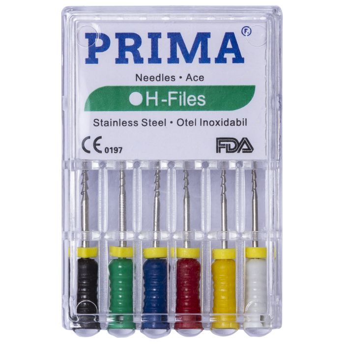 Ace HEADSTROM H-FILES asortate PRIMA, marimi 45-80, 25mm, 6 bucati