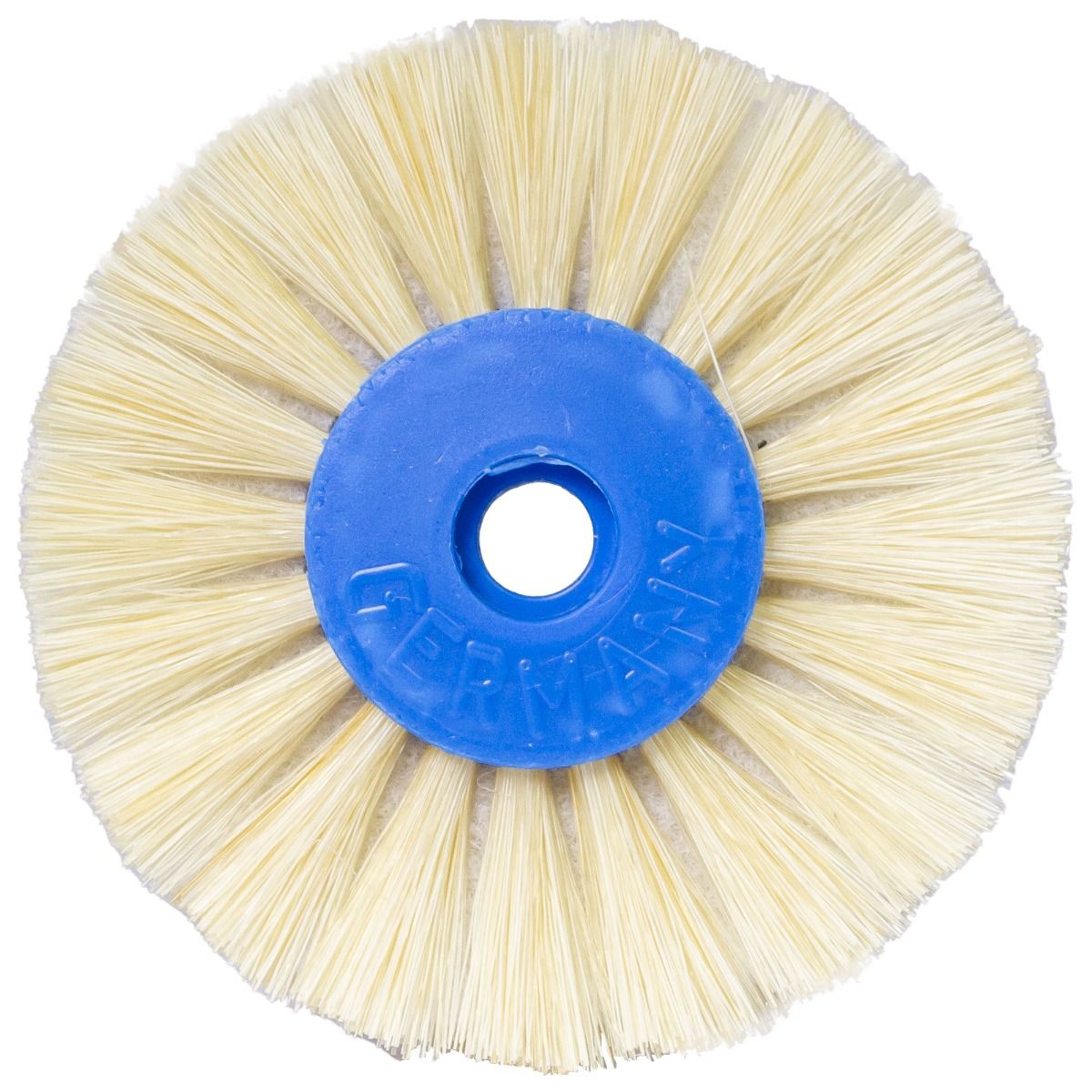 Perie B intercalata 2/65/55, PRIMA, cu burete, alba, diametru 8cm