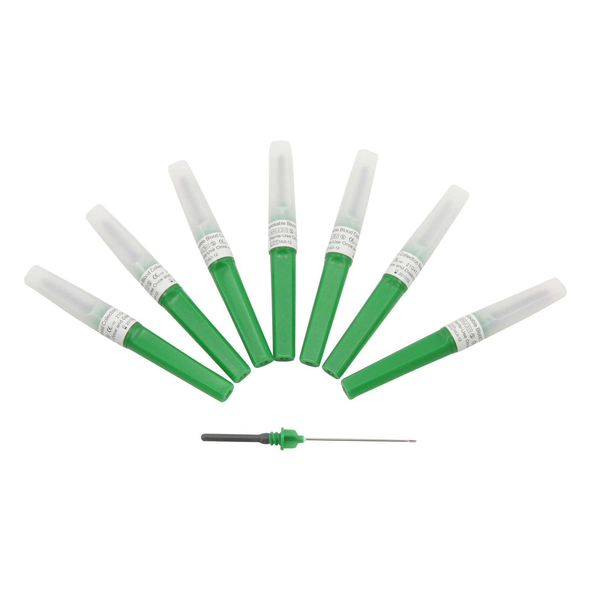 Ace vacutainer sterile PRIMA, 21Gx1 1/2 verzi, 100 bucati