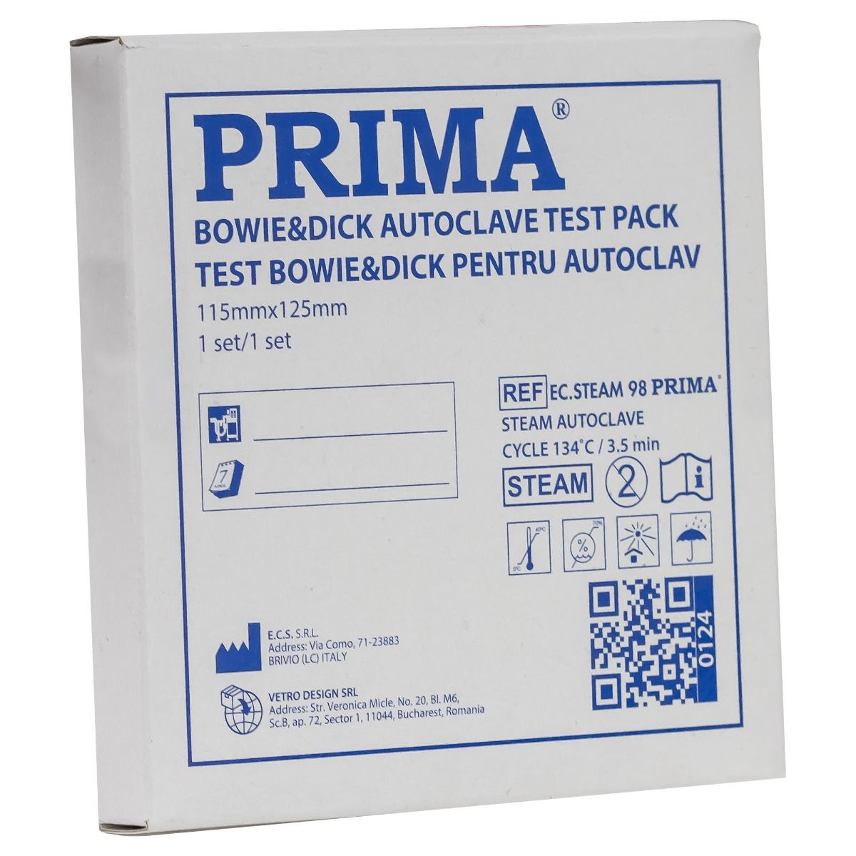 Teste Bowie & Dick pentru testare Autoclav - 1 set