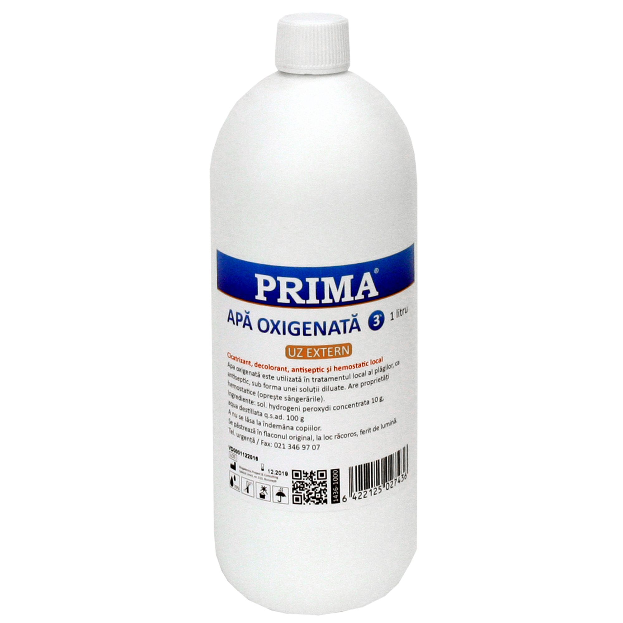 Apa oxigenata - peroxid de hidrogen - 3% - 1000 ml