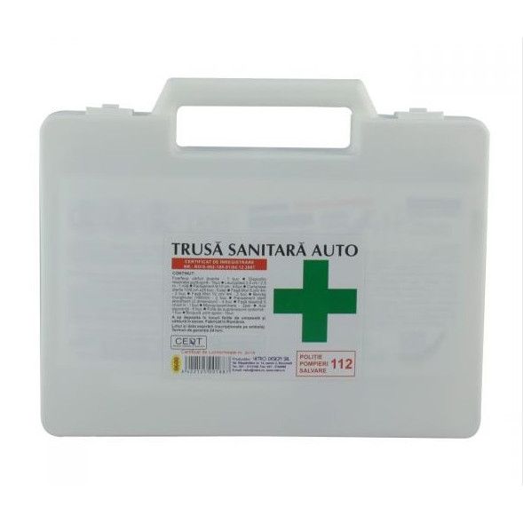 Trusa Medicala de Prim Ajutor Auto PRIMA, Avizata RAR si Ministerul Sanatatii