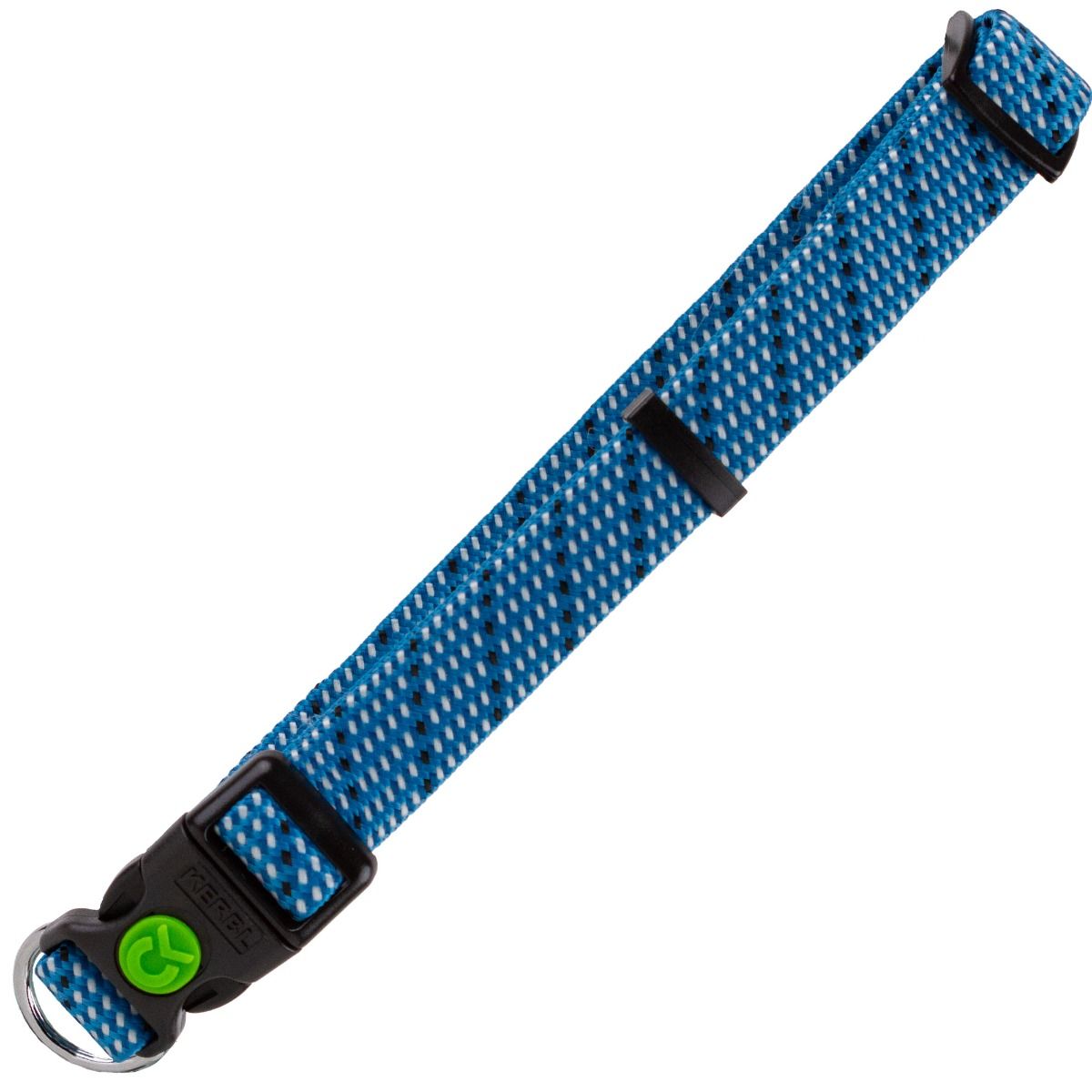 Zgarda pentru caini mari albastra 40-65 cm, latime 20 mm, reglabila, nylon-polipropilena, durabila, Colorado