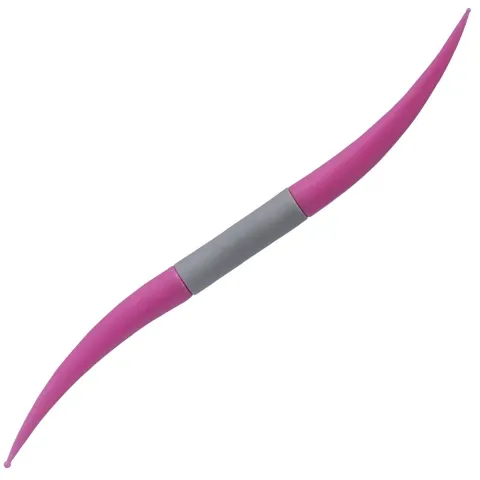 Instrument aplicare gel de unghii, 14cm, roz